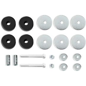 Camotokiit Replacement for Radiator Support-to-Frame Pad & Bolt Kit Compatible with F-Series(1965-1979)100 150 250 350 2WD Pickup C4TZ-8125-S