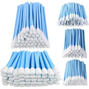 Multi-Purpose Foam Tip Cleaning Swabs - Square Round Cleaning Swabs (5 Types), Detailing Lab Swab Stick for Inkjet Printer, Camera, Optics Lens, Arts and Crafts, Automotive Detailing (100PCS)