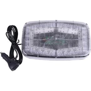 IEQFUE 12V LED Rectangular Mini Light 8891040 Compatible with Buyers Products Bar Magnetic Mount Amber