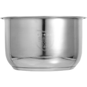 Ciieeo Rice Cooker Pot Inner Stainless Steel Inner Cooking Pot 2L Rice Cooker Inner Tank Cooker Liner Container Cooker Inner Pot Electric Pressure Cooker Pot for Kitchen