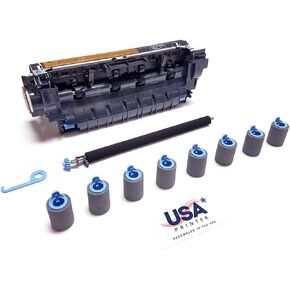 مجموعة أدوات الصيانة CE731A-MTK-USA (CE731-67901 CE502-67909) لجهاز HP Laserjet M4555 تشتمل على مصهر RM1-7395، وأسطوانة نقل RM1-8491، ومجموعة أسطوانات صينية 2-5 (110 فولت)