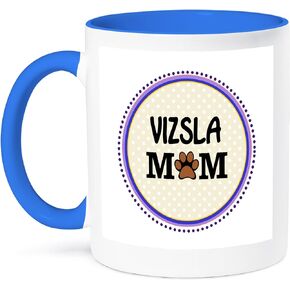 3dRose Vassal Dog Mom Mug, 15 oz, Ceramic
