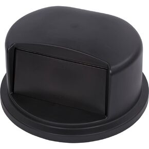 SPARTA Bronco Waste Container Trash Can Lid for Disposal, 44 To 55 Gallons, Black