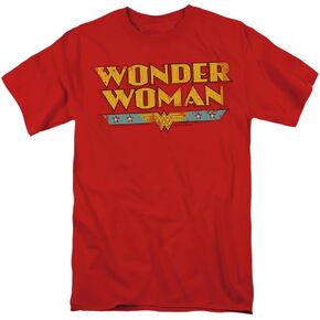 Popfunk DC Wonder Woman Logo Unisex Adult T Shirt