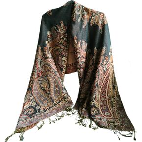 Shawls Wraps – Shawl for Women’s Night Dress Party Evening Dresses Wedding Bridal Large Pashmina Tassel Scarf
