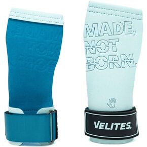 Velites I Quad Pro Handgrips I Professional Cross Training Gloves or Gymnastics I All Surface I Use with Magnesium I Includes Free Bands