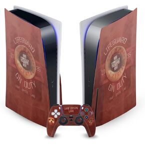 Head Case Designs Officially Licensed Friday The 13th 2009 Camp Crystal Lake Graphics Vinyl Faceplate Gaming Skin Decal Compatible with Sony PlayStation 5 PS5 Disc Console & DualSense Controller