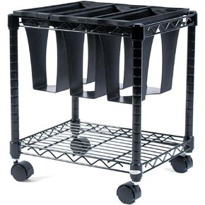Safco Products 2-Tier Compact File Cart (5221BL) in Kuwait