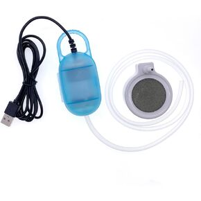 مضخة هواء لحوض السمك USB 5 فولت مضخة هواء صغيرة محمولة نانو الأكسجين لخزان حوض السمك صامت هادئ منخفض الضوضاء مع حجر الهواء in Kuwait