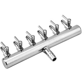 Aquarium one-Way air Flow Valve, Control Valve, for Aquarium Applications(8 to 4mm 6-Hole Diverter Head)
