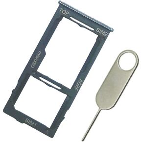 A42 SIM Card Tray Micro SD Card Slot Holder Replacement for Samsung Galaxy A42 5G SM-A426U A426U1 S426DL (Black)