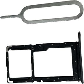 zhxchzhi OEM Sim Card Tray SD Card Tray Holder Slot+Pin Replacement for Lenovo Tab P11 TB-J606 TB-J606F TB-J606N Black