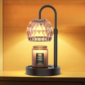 مصباح تدفئة الشموع من RAINBEAN قابل للتعتيم - سخان كهربائي لمصباح الشمعة العلوي مع خافت للشموع المعطرة، مصباح شمعة لتدفئة شموع البرطمان، ديكور منزلي، هدايا عيد الحب للابنة/الأم/النساء in Kuwait