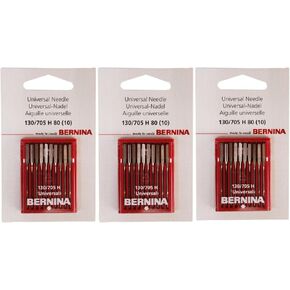 Bernina Genuine Sewing Machine Needles Universal (Pack30) H80 for Sewing Quilting Patchwork