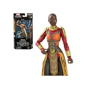 Marvel Legends Series Black Panther Wakanda Forever Okoye 6-inch MCU Action Figure Toy, 2 Accessories, 1 Build-A-Figure Part