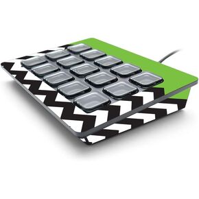 MightySkins Skin for Elgato Stream Deck - Baby Blue Chevron | Protective, Durable, and Unique Vinyl Decal wrap Cover | Easy to Apply, Remove, and Change Styles | Made in The USA