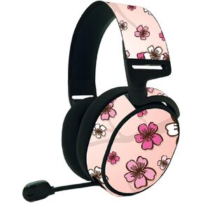 MightySkins Skin Compatible with SteelSeries Arctis 9 - Cherry Blossom | Protective, Durable, and Unique Vinyl Decal wrap Cover | Easy to Apply, Remove, and Change Styles | Made in The USA