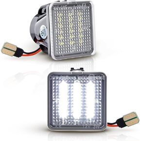 Asgohme LED License Plate Lights Bright White Tag Lamp Assembly Replacement Compatible with Toyota 2016 2017 2018 2019 2020 2021 Tacoma & 2014-2021 Tundra Pickup Truck, Pack of 2
