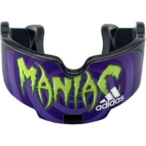 Adidas MANIAC MOUTHGUARD - One Size Fits All, Works with or Without Braces, Includes Optional Tether, for All Sports, Football, Hockey, Lacrosse, Soccer, Basketball in Kuwait