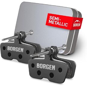 Borgen 2 Pairs Bike Brake Pads, Bicycle Brake Pads Compatible with AVID SRAM Bicycle Brakes Pads Suitable for Code (2011-2014), Code R