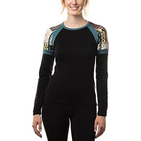 Kastel Denmark Women's Lightweight Crewneck Sun Shirt | 1/4 Zip Athletic Tops | UPF 30+ Protection