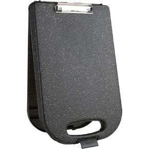 Dexas Clipcase 2 Storage Clipboard with Rounded Handle, Midnight. Organize in Style for Home, School, Work, or Trades! Ideal for Teachers, Nurses, Students, Homeschooling, and Beyond.