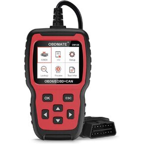 Universal OBD2 Scanner OM126 Professional Car Engine Fault Code Reader Automotive OBDII Diagnostic Scan Tool with Live Data for Vehicles Check Engine Light