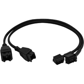 Obd2 Cable 12 8 Extension Adapter Cable for DS808 Maxisys MS905 MS906 MS908 Pro Maxisys Elite Scanner Tool, 12+8Pin Security Bypass Cable (2 PCS)