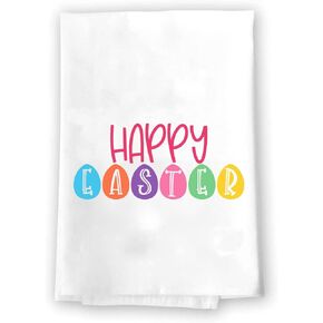 Decorative Kitchen and Bath Hand Towel | Religious Christian Easter Flowers Orange Pink Green | Spring Summer Garden Themed | Home Decor Decorations | House Gift Present