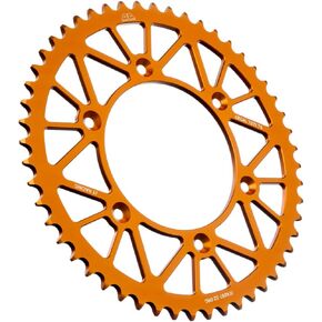 JT Sprockets JTA897.52ORG Orange Racelite Anodized Aluminum 7075 T6 Rear Sprocket, Single