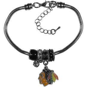 Siskiyou NHL womens Euro Bead Bracelet