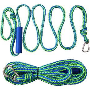 Dock Lines PWC Dock Rope Bungee with Foam Float Clip Marine Tow Rope for Jet Ski, Personal Watercraft, Kayak, SeaDoo, Boat, Pontoon Bungee Docking Line Boat Anchor 7FT 10FT 14FT