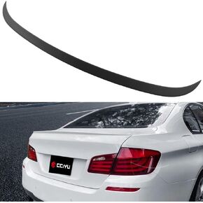 cciyu Black ABS Rear Spoiler Wing fits for 2004-2010 for BMW 5-Series E60 Sedan Trunk Spoiler Wing
