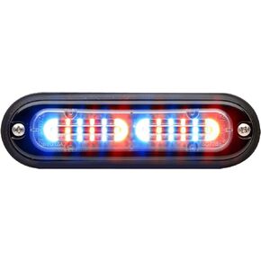 Whelen, Ultra Thin, ION, T-series, DUO Color, Super-LED, Flush Surface Mount, Light Head (Red/Blue)