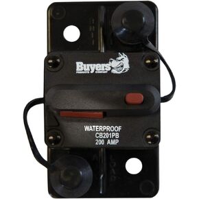 Buyers Products 200 Amp Circuit Breaker with Manual Push-to-Trip Reset with Large Frame