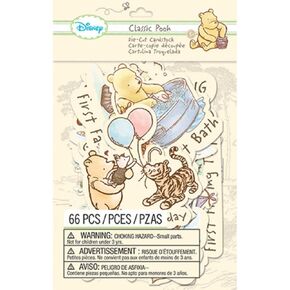 EK Success Disney Die-Cut Cardstock, Classic Pooh Firsts