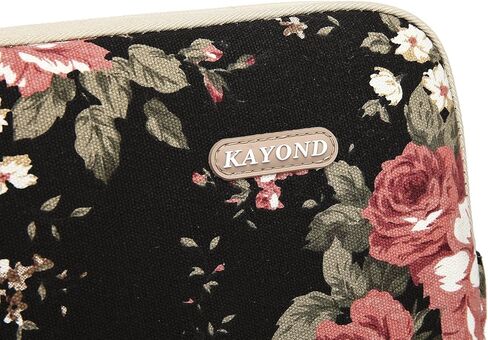حافظة كمبيوتر محمول من القماش مقاس 13.3 بوصة مقاومة للماء من Kayond لأجهزة الكمبيوتر المحمول بحجم 12.5 بوصة و13 بوصة وكمبيوتر لوحي بحجم 12.9 بوصة (13-13.3 بوصة، أحمر بوهيميا) in Kuwait