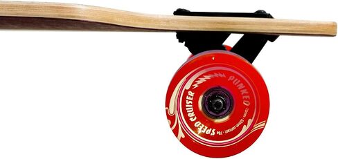 Yocaher فارغ ومدقق كامل من خلال ألواح التزلج Longboard مع أرملة سوداء ممتازة 80A شريط قبضة شاحنة ألومنيوم ABEC7 تحمل عجلات لوح تزلج 70 مم in Kuwait