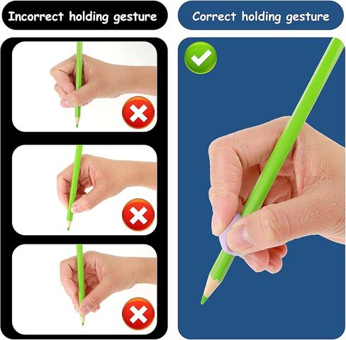 Mabor 15Pcs Kids Pencil Holder Tripod Pencil Grip Pencil Grippers for Kids Handwriting Correction Finger Posture Training Writing Aids for Preschooler Toddler Kindergarten in Saudi Arabia