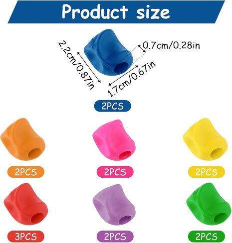 Mabor 15Pcs Kids Pencil Holder Tripod Pencil Grip Pencil Grippers for Kids Handwriting Correction Finger Posture Training Writing Aids for Preschooler Toddler Kindergarten in Saudi Arabia