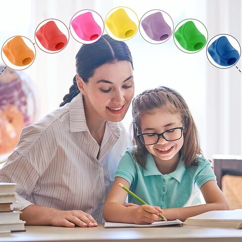 Mabor 15Pcs Kids Pencil Holder Tripod Pencil Grip Pencil Grippers for Kids Handwriting Correction Finger Posture Training Writing Aids for Preschooler Toddler Kindergarten in Saudi Arabia