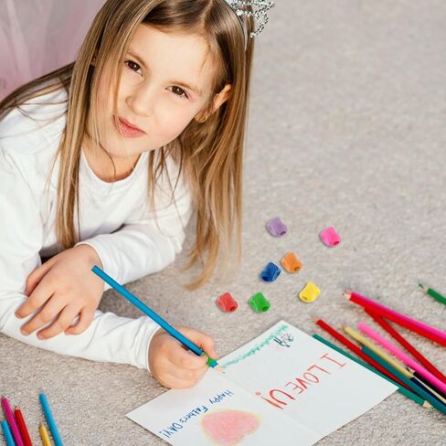 Mabor 15Pcs Kids Pencil Holder Tripod Pencil Grip Pencil Grippers for Kids Handwriting Correction Finger Posture Training Writing Aids for Preschooler Toddler Kindergarten in Saudi Arabia