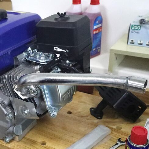 HGC Exhaust Pipe for Predator 196cc Go Kart & Mini Bikes,for GX160 GX200,for Coleman CT200U BT200X Mini Bike in Saudi Arabia