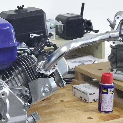 HGC Exhaust Pipe for Predator 196cc Go Kart & Mini Bikes,for GX160 GX200,for Coleman CT200U BT200X Mini Bike in Saudi Arabia