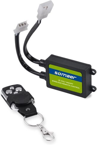 LED Light Bar Remote Control Switch, Relay Wiring Harness Remote Switch,Wireless Controller ON/Off Strobe Flash Pulse for LED Light Bar/Driving Light/Fog Light Wire Harness-with 1 Key in Saudi Arabia