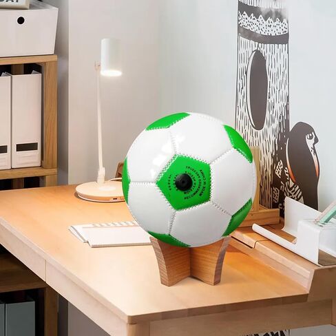 حامل كروي خشبي مكون من قطعتين من Vefungyan: حامل عرض لكرة السلة وكرة القدم وكرة الطائرة وكأس التوقيع التذكاري ورف تخزين in Kuwait