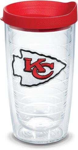 Tervis Made in USA Double Walled NFL Atlanta Falcons Insulated Tumbler Cup Keeps Drinks Cold & Hot, 16oz, Primary Logo in Saudi Arabia