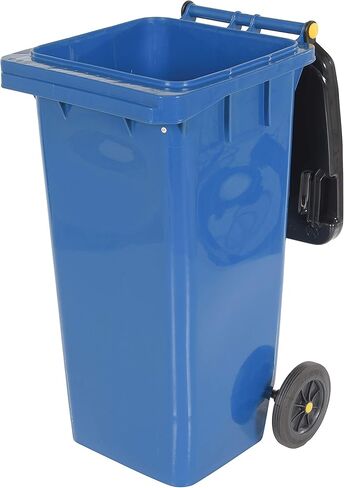 سلة المهملات Vestil TH-32-BLU، بولي إيثيلين، عرض 18-1/2 بوصة، ارتفاع 37-1/2 بوصة، عمق 22 بوصة، سعة 32 جالون، أزرق in Kuwait