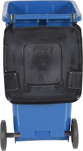 سلة المهملات Vestil TH-32-BLU، بولي إيثيلين، عرض 18-1/2 بوصة، ارتفاع 37-1/2 بوصة، عمق 22 بوصة، سعة 32 جالون، أزرق in Kuwait