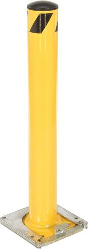 Vestil BOL-RF-36-4.5 Surface Mounted Removable Steel Pipe Safety Bollard, 4-1/2" OD, 36" Height in Saudi Arabia
